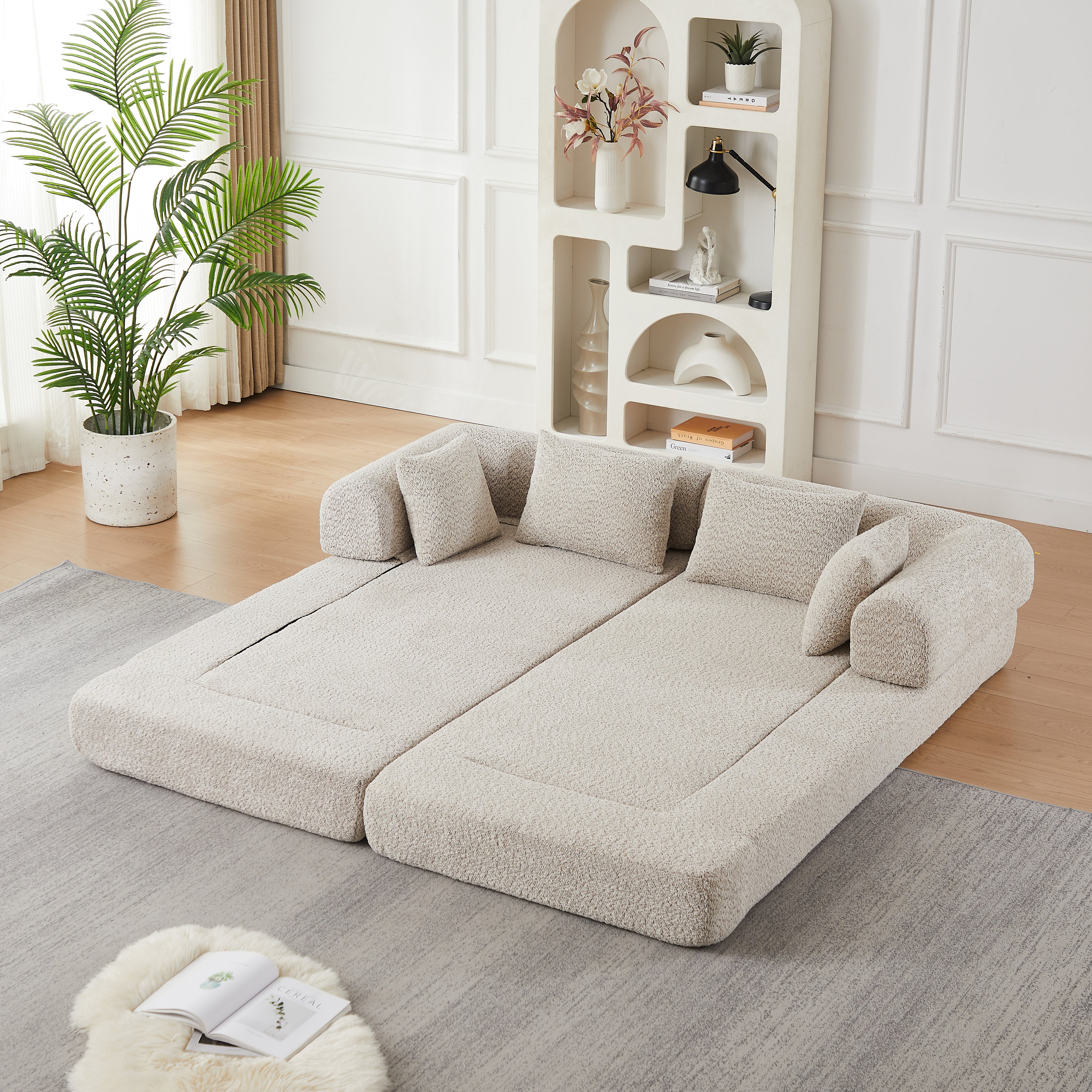 78.9-Inch Convertible Sleeper Sofa