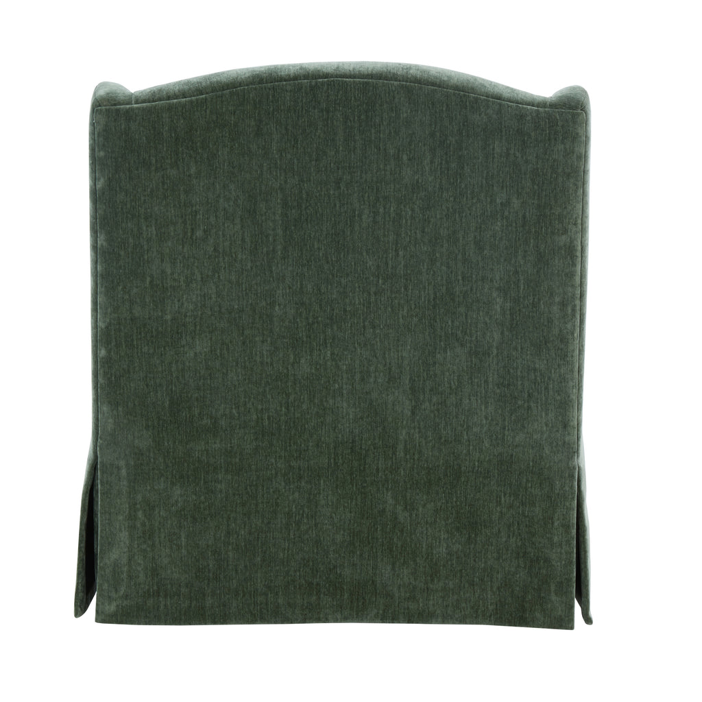 Luisa Skirted Swivel Accent Chair - Ivy