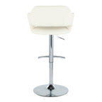 Contemporary Adjustable Barstool with Swivel