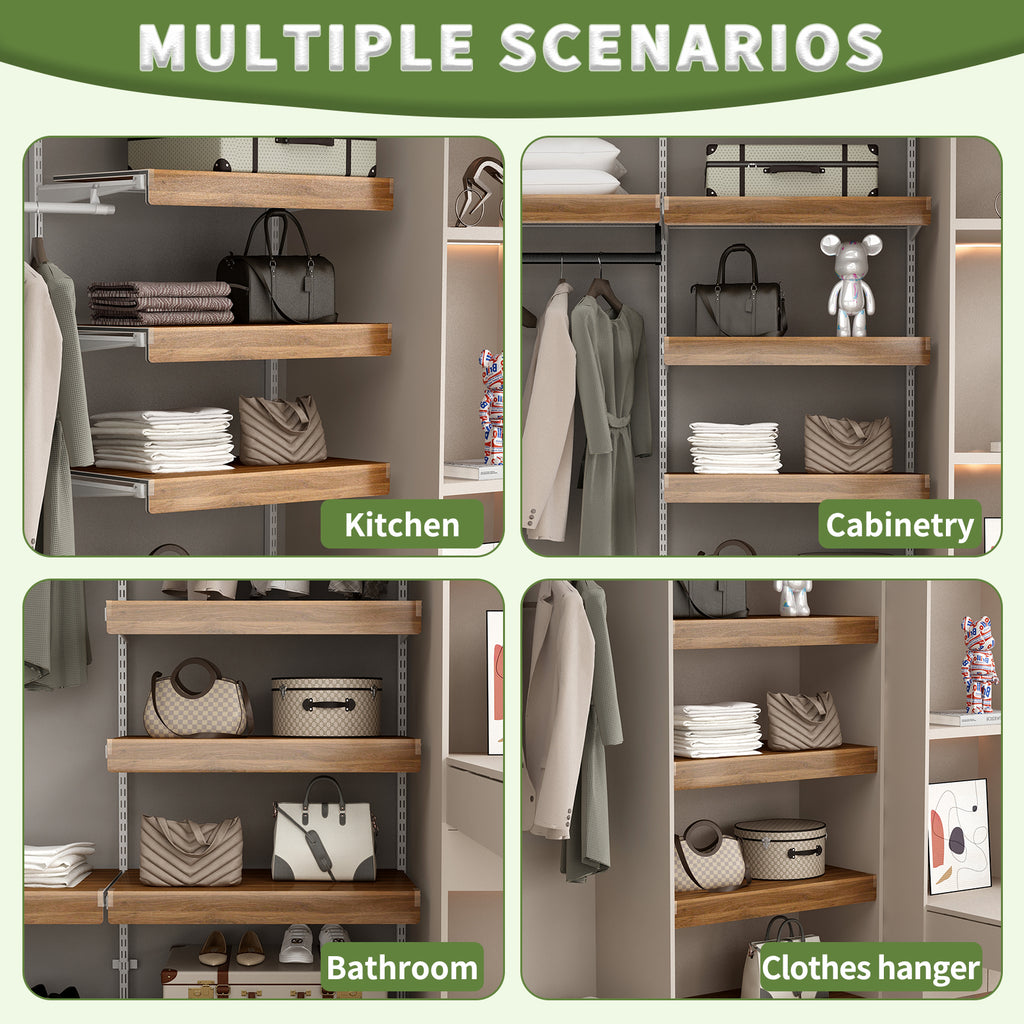 5 Pcs Wire Shelf Covers for Removable Closet & Pantry Shelving