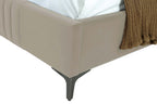Promenade Upholstered Velvet 48" Bed in Rustic