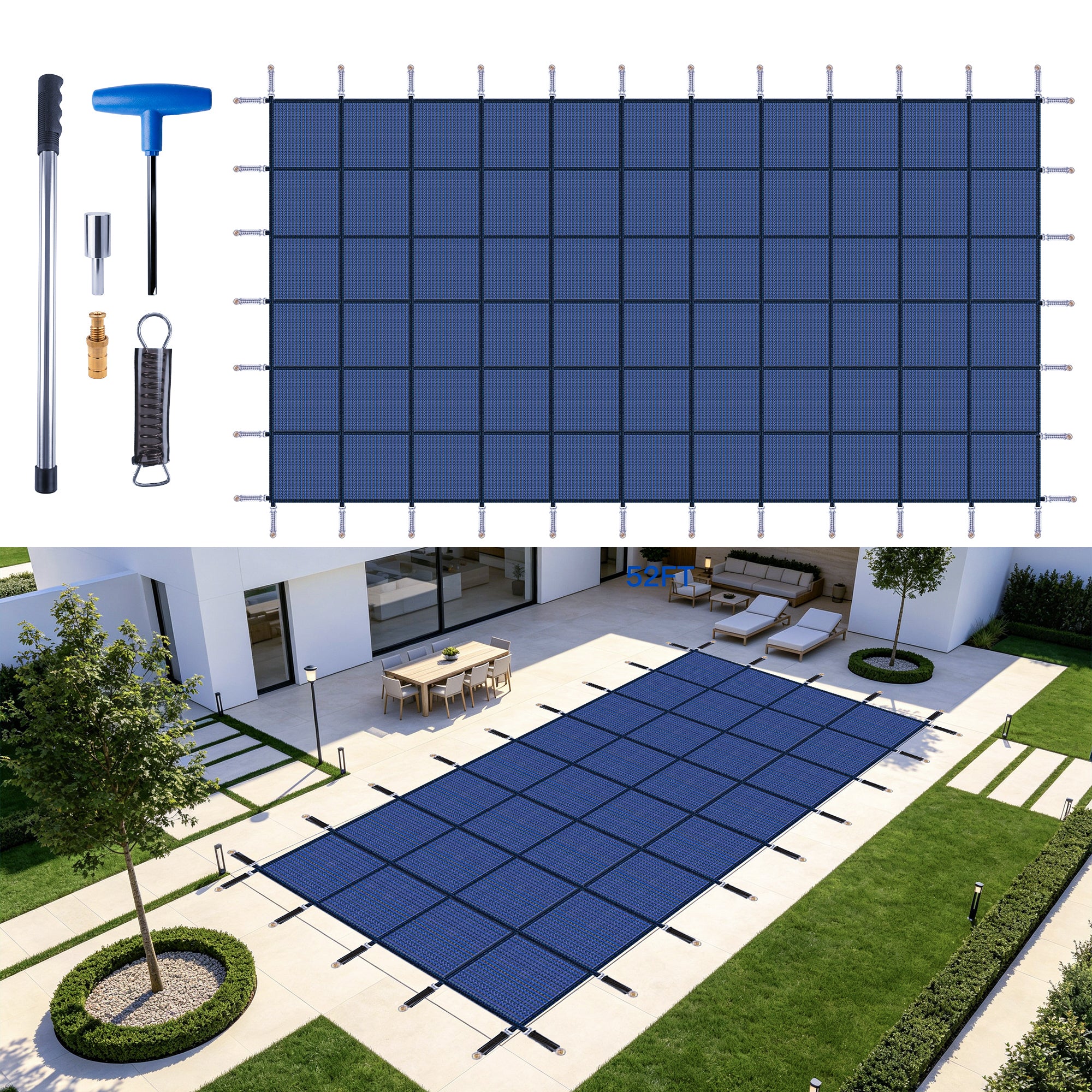 Inground Pool Safety Covers for Swimming Pools