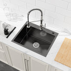 Stainless Steel Kitchen Sink, 23″x19″ Single Bowl, Undermount