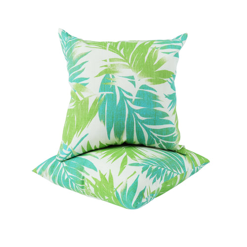 2 Pack Outdoor Throw Pillows - 18x18 Inch
