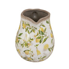 Distressed White Ceramic Vase