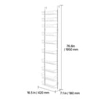 Over The Door Pantry Organizer - 10-Tier Spice Rack