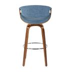 Mid-Century Modern Barstool Set of 2