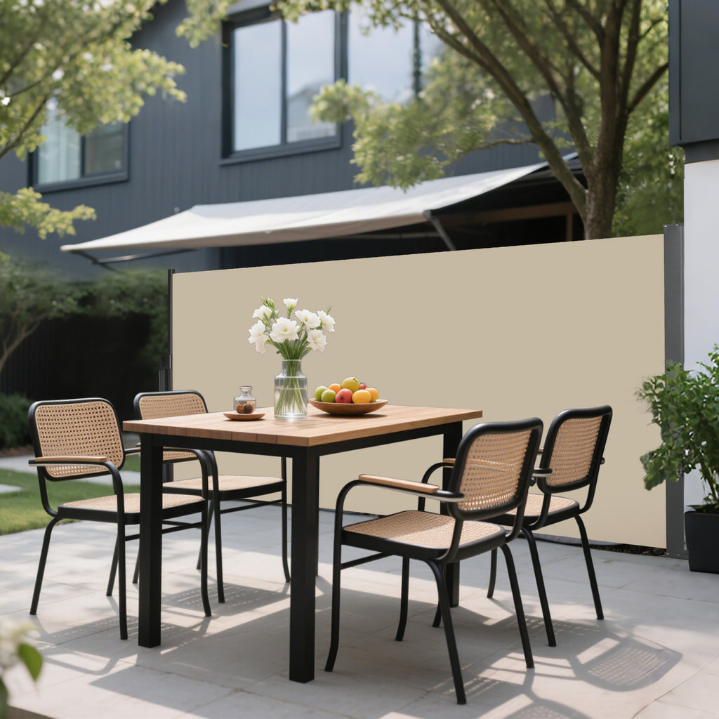 Retractable Side Awning for Outdoor Privacy