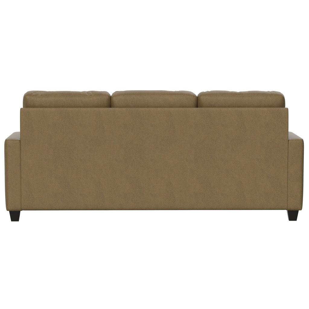 Brown 2-Piece Sofa with Chaise