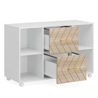 39.37-Inches Large Mobile Lateral File Cabinet