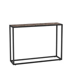 Narrow Console Table - High-End Edge Wrapped Foyer Table