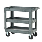 3 Layers Rolling Utility Cart with Wheels - Heavy-Duty Capacity