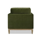 Knox 65" Modern Farmhouse Chaise Lounge Chair, Olive