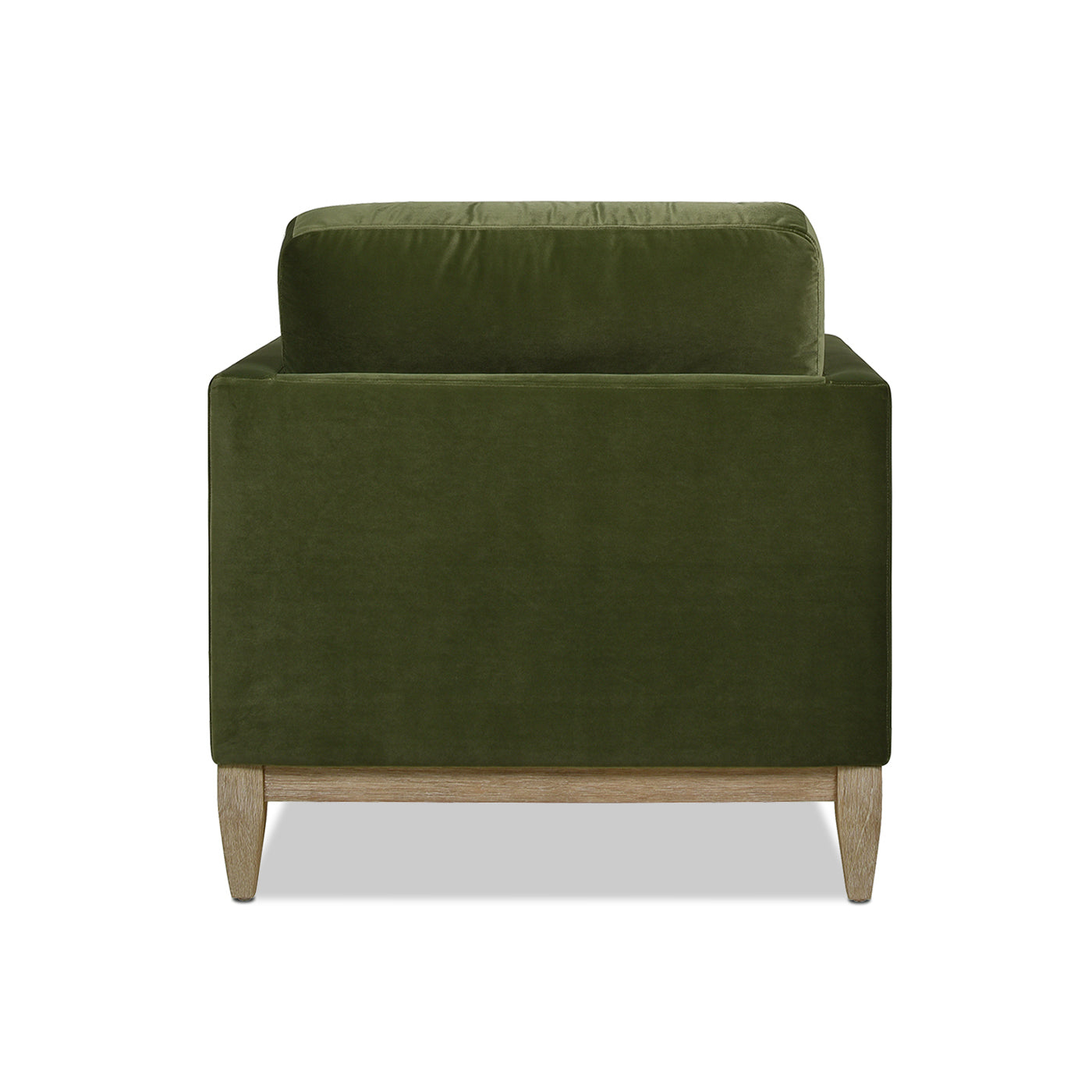Knox 65" Modern Farmhouse Chaise Lounge Chair, Olive
