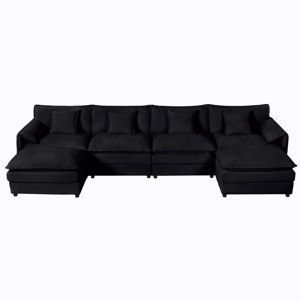Modular Sectional Sofa - Oversized U Shaped Couch Set