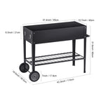 Raised Garden Bed - Galvanized Metal Planter Box