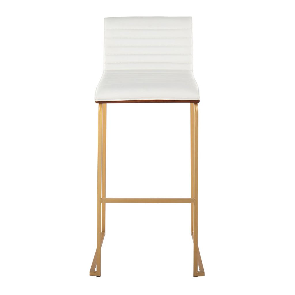 30" Contemporary Fixed-Height Barstool