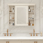 35'' x 28'' Wall Mounted Bathroom Storage Cabinet with Mirror