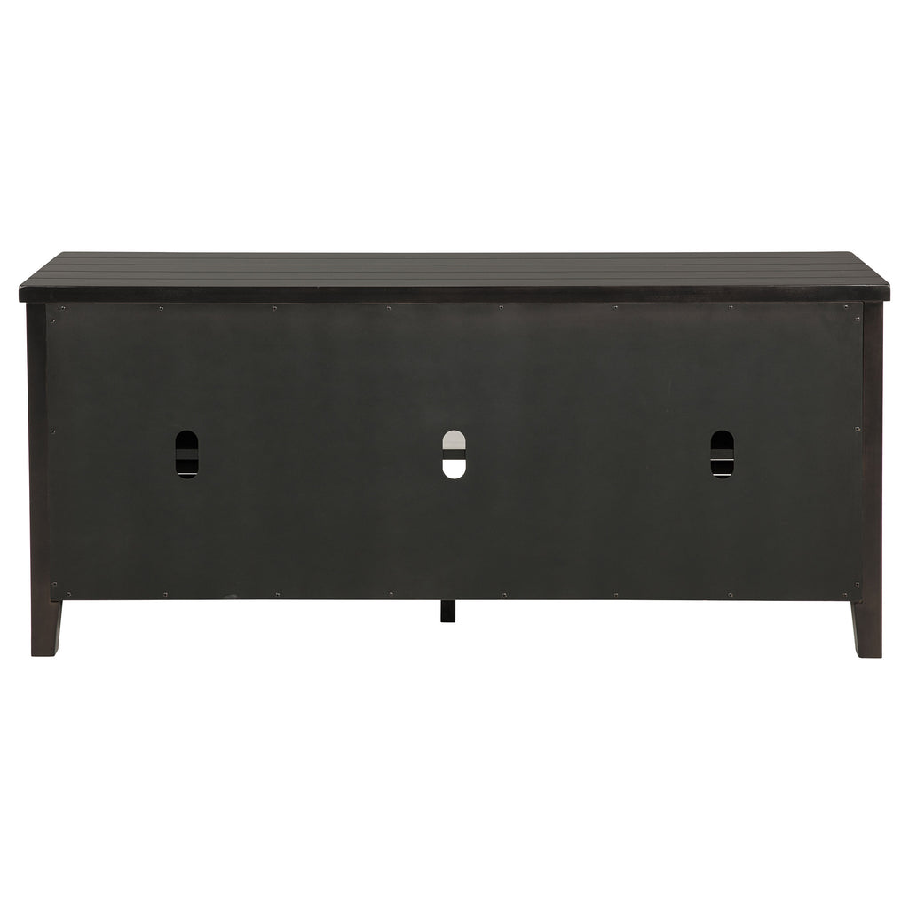 Sutter Distressed Java 2-Door TV Stand