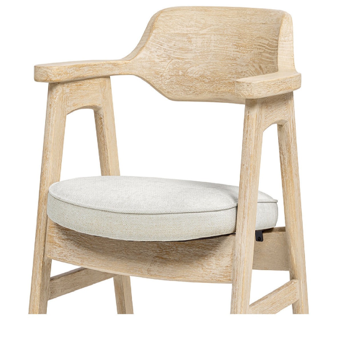 Hayes Curved Reclaimed Pine Dining Arm Chair