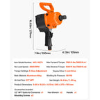 1 Inch Air Impact Wrench, Up to 1200 ft-lbs Nut-Busting Torque