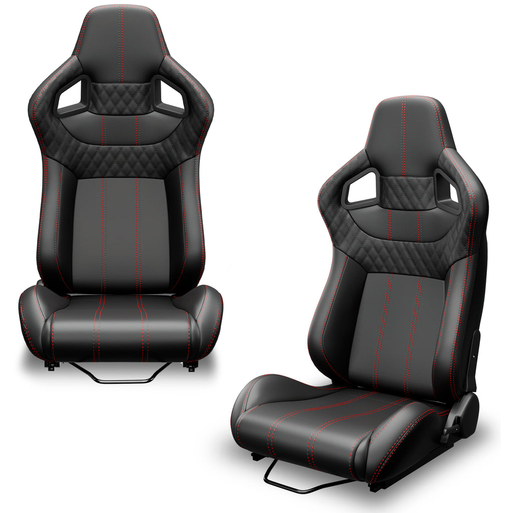 2PC Universal Bucket Racing Seats