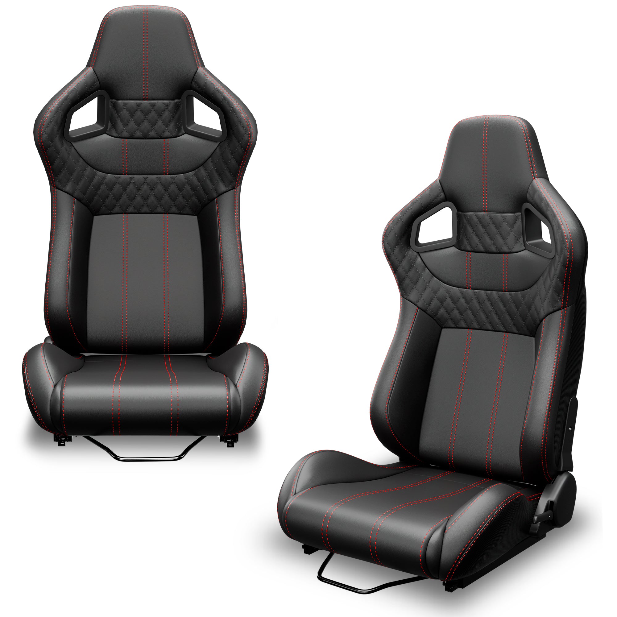 2PC Universal Bucket Racing Seats