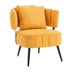 Decorative Armchair with Spring Seat Cushion and Slipcover