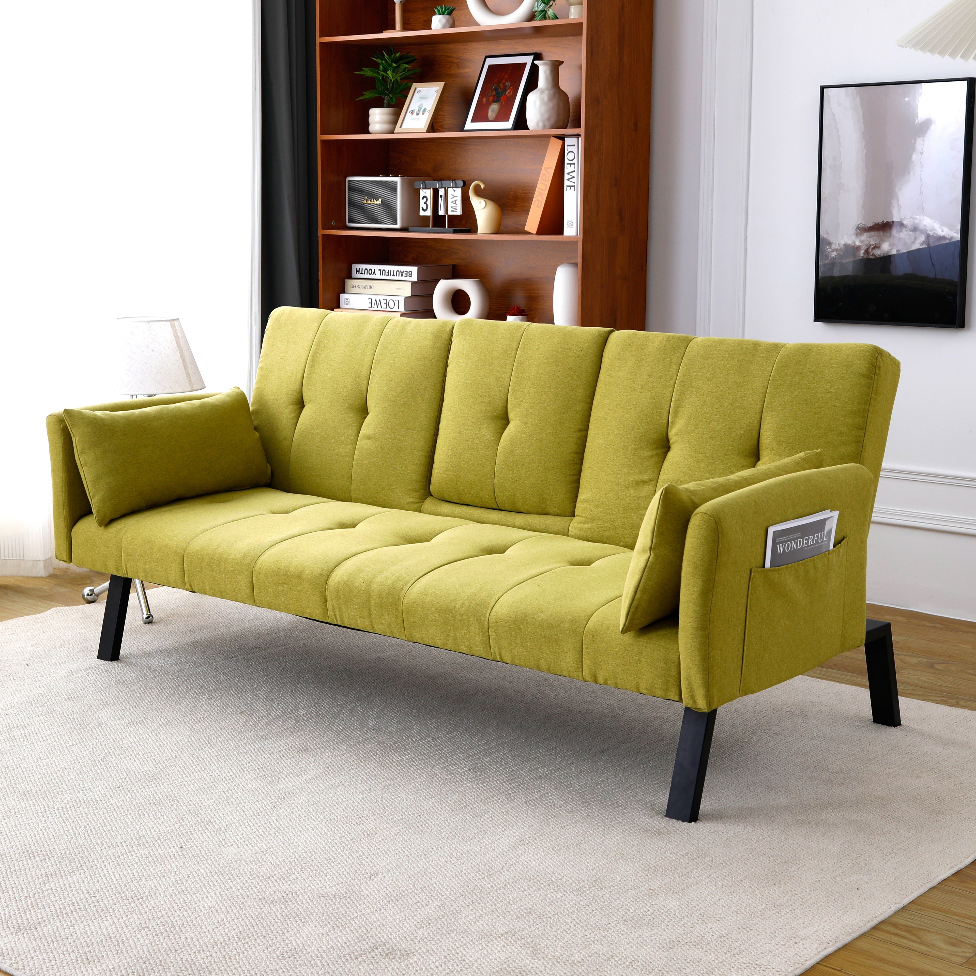 70-Inch Multi-Functional Cotton Sofa