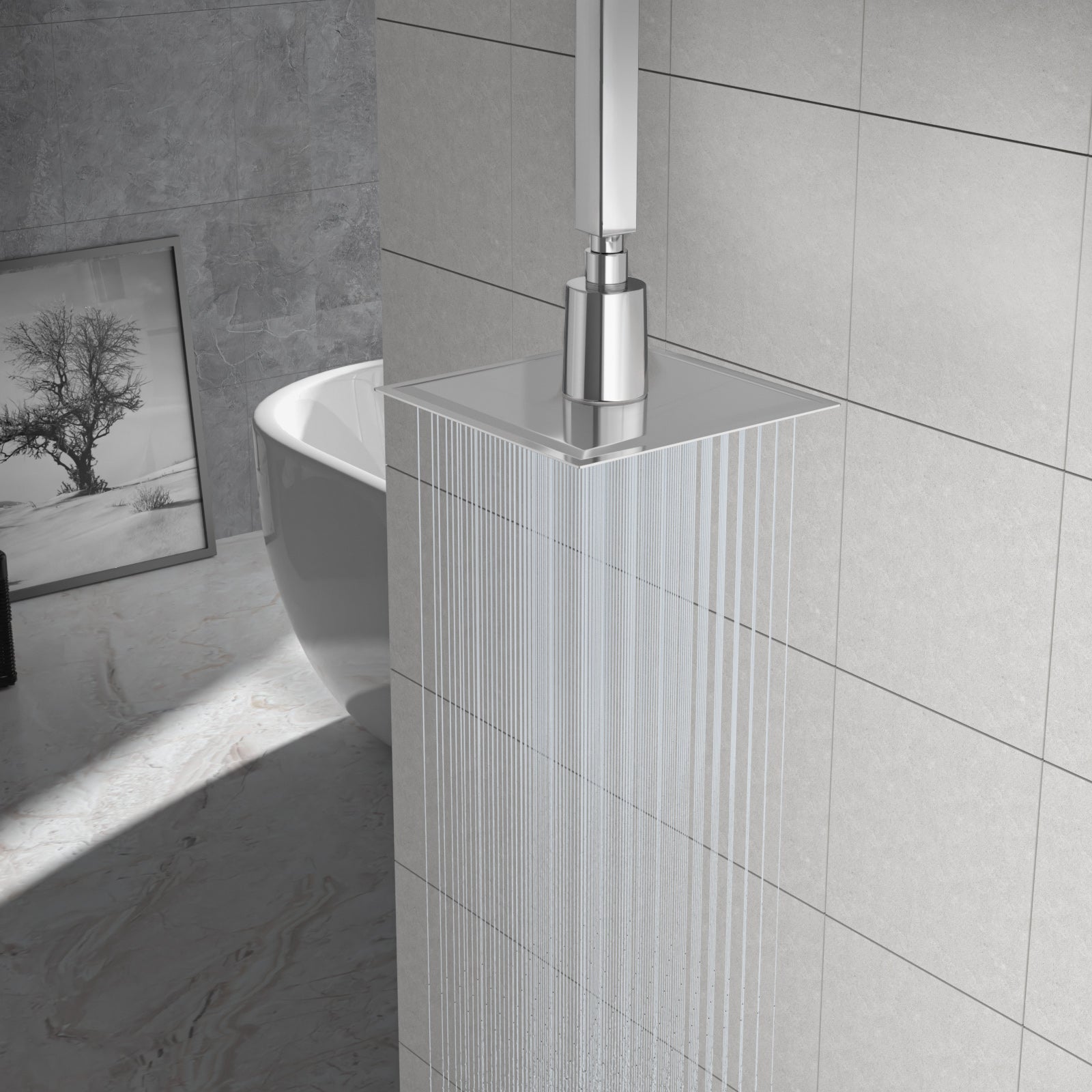 10" Square Rain Shower Head