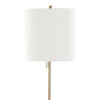 64" Contemporary Metal Floor Lamp