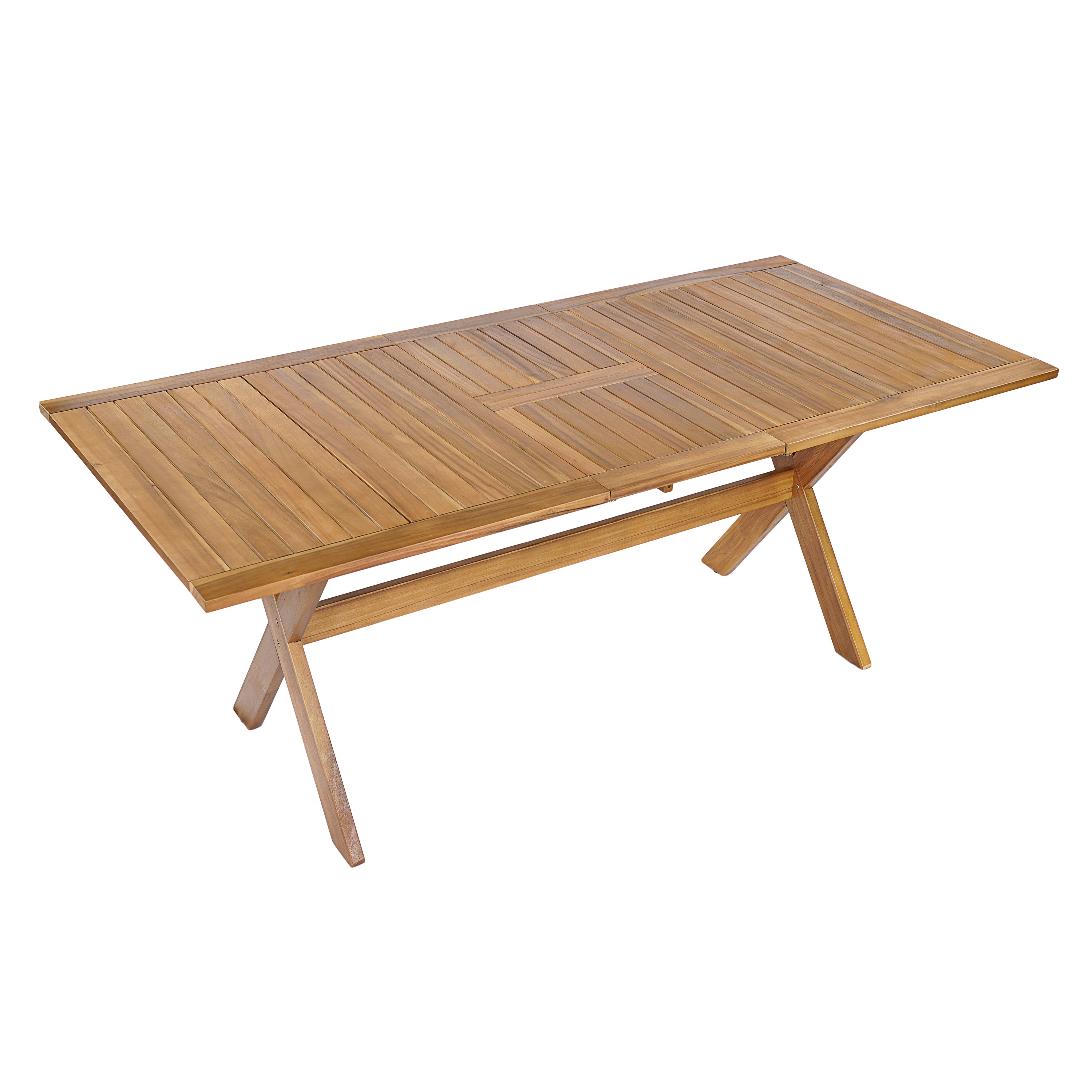7 Piece Acacia Wood Outdoor Dining Set