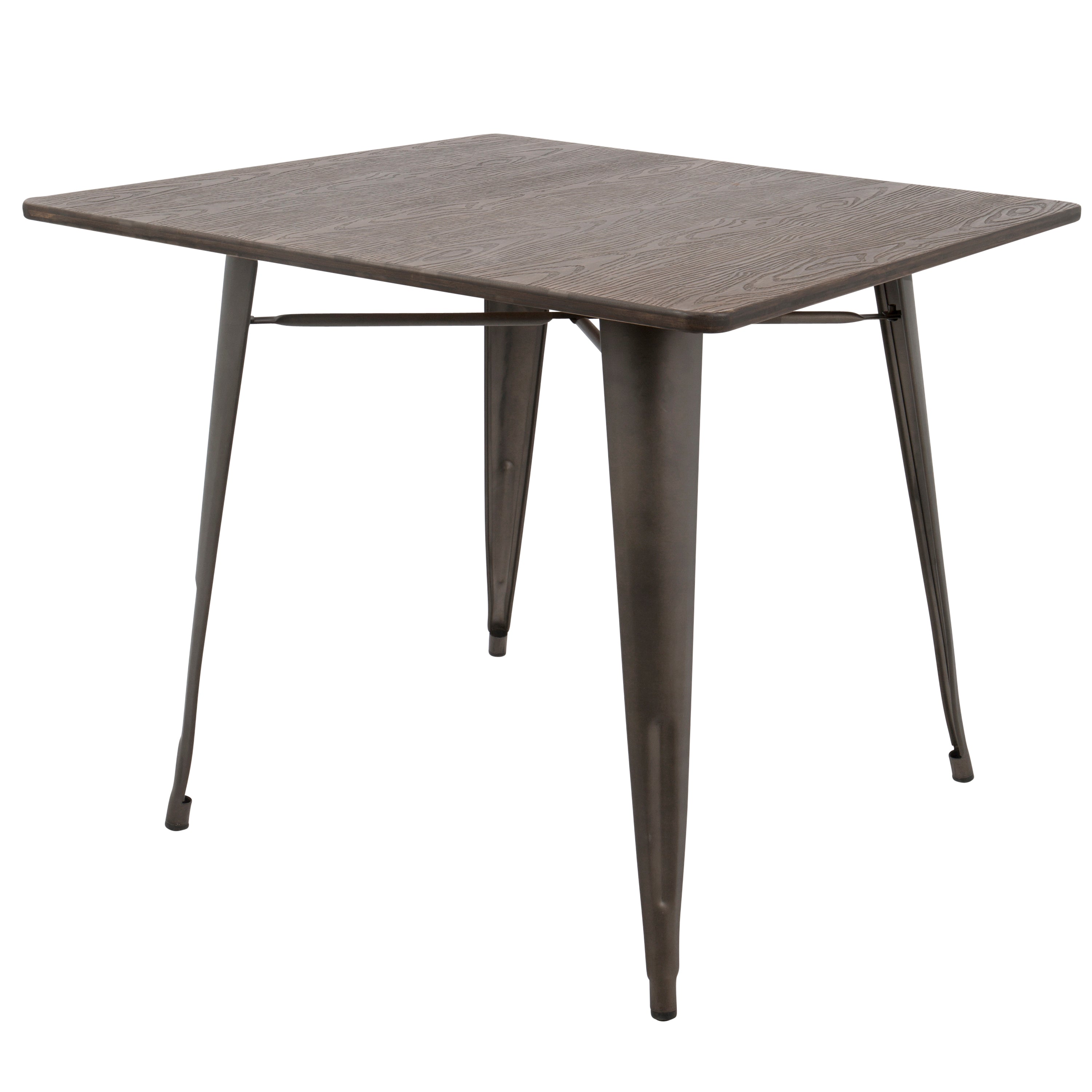 36" Farmhouse Dining Table in Antique Finish