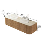 Dina 60" Bathroom Vanity & Sink