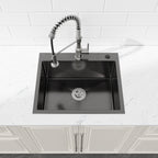 Stainless Steel Kitchen Sink, 23″x19″ Single Bowl, Undermount