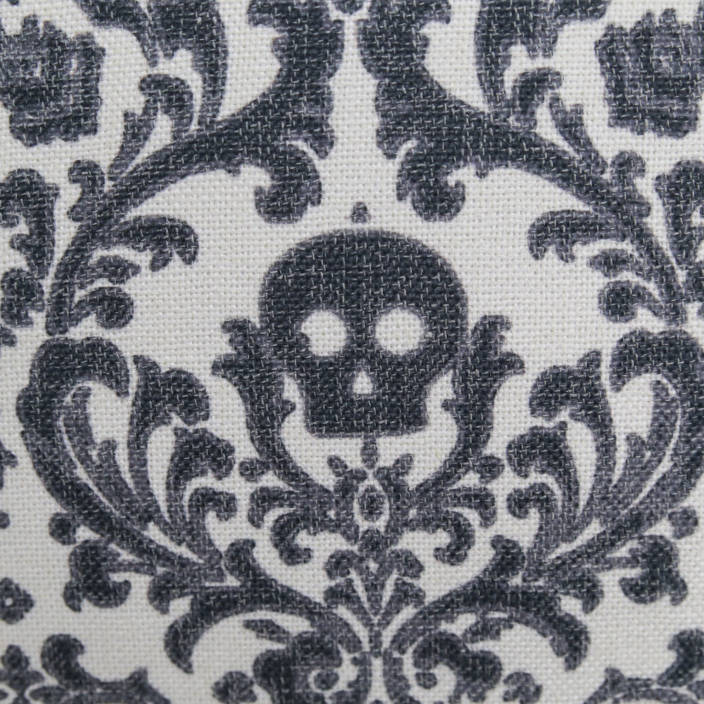 Baroque Skull Throw Pillow