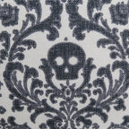 Baroque Skull Throw Pillow