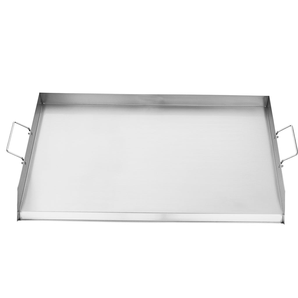 36x22 in Flat Top Griddle Stainless Steel Universal BBQ Grill Pan