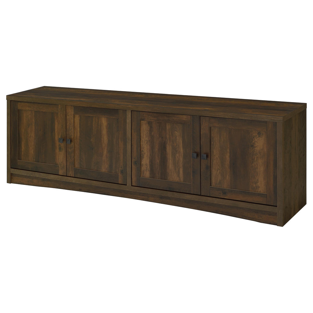 Lunetta Dark Pine 3-Piece TV Stand Entertainment Center