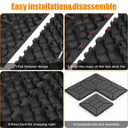 12 Inch Interlocking Deck Tiles