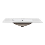 36" Single Bathroom Basin Sink, Vanity Top Only