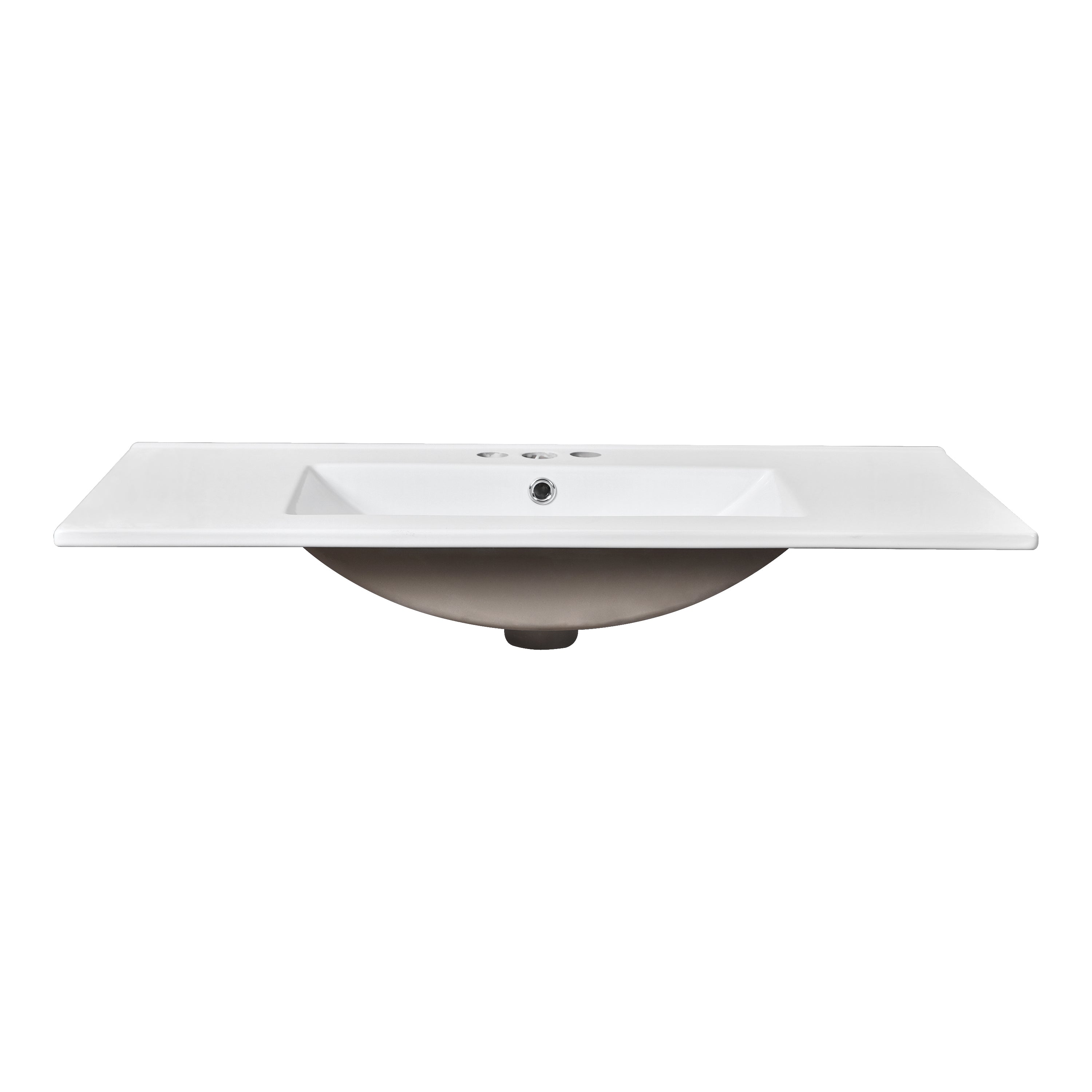 36" Single Bathroom Basin Sink, Vanity Top Only