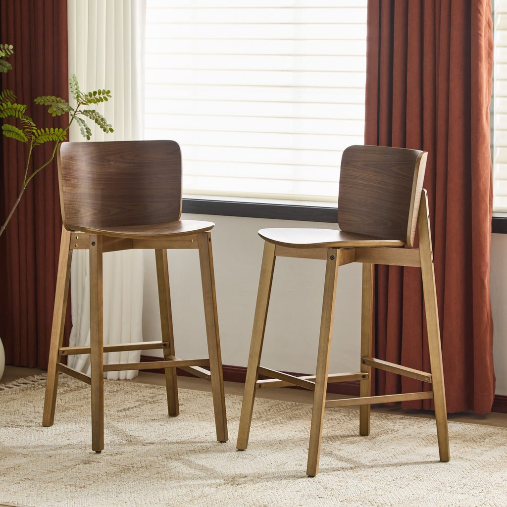 Pari Indoor Wooden Barstool