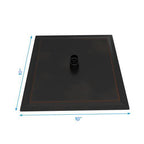 Rain Fixed Shower Head (10 Inch Square, Oil Rubbed Bronze)