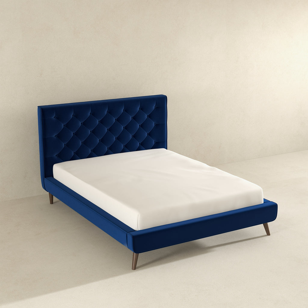 Dillon Mid-Century Modern Platform Bed
