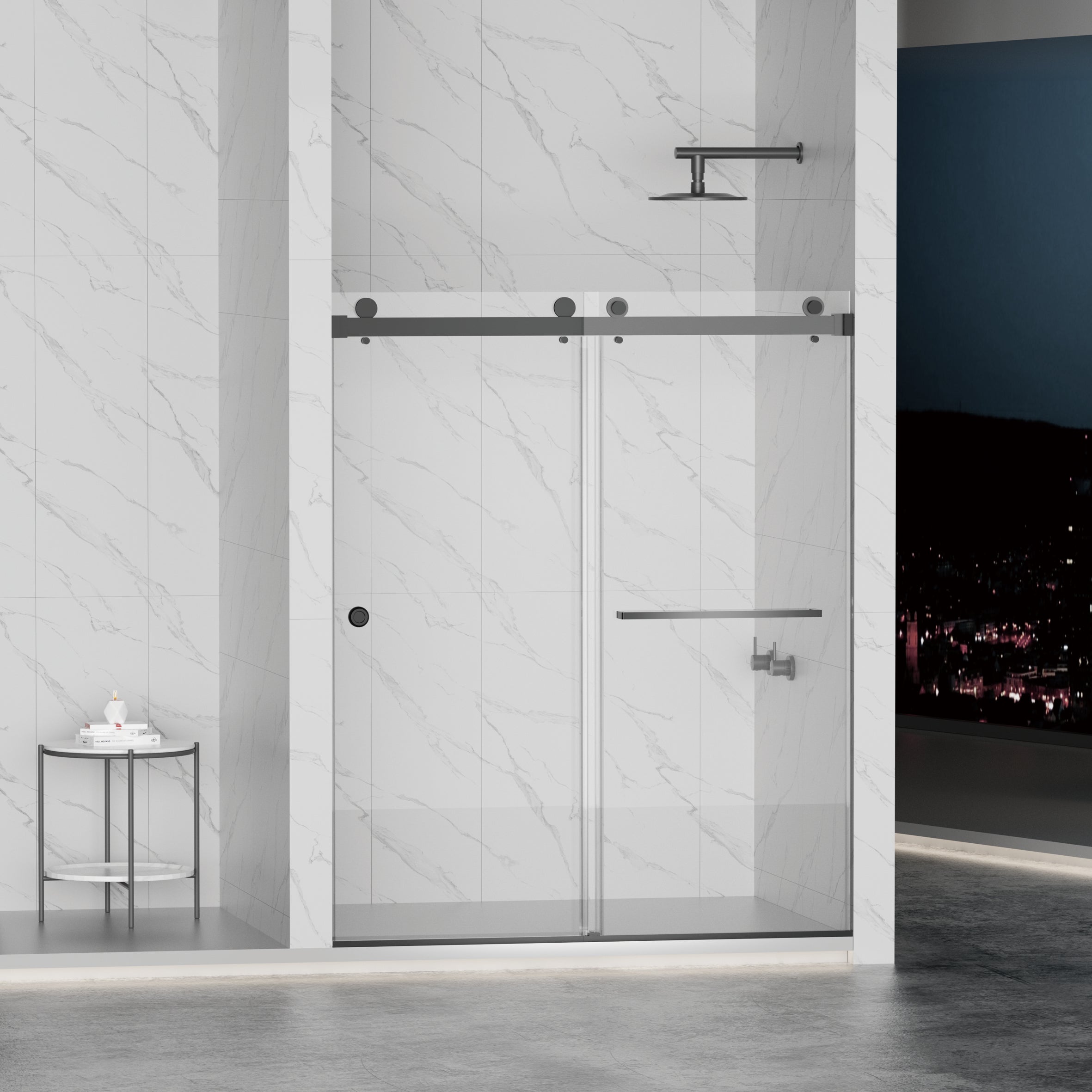 55-59" x 72" Frameless Shower Door