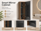 10" Bathroom Mirror Cabinet with Storage