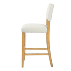 Barstools With Rivet Decoration Set of 2