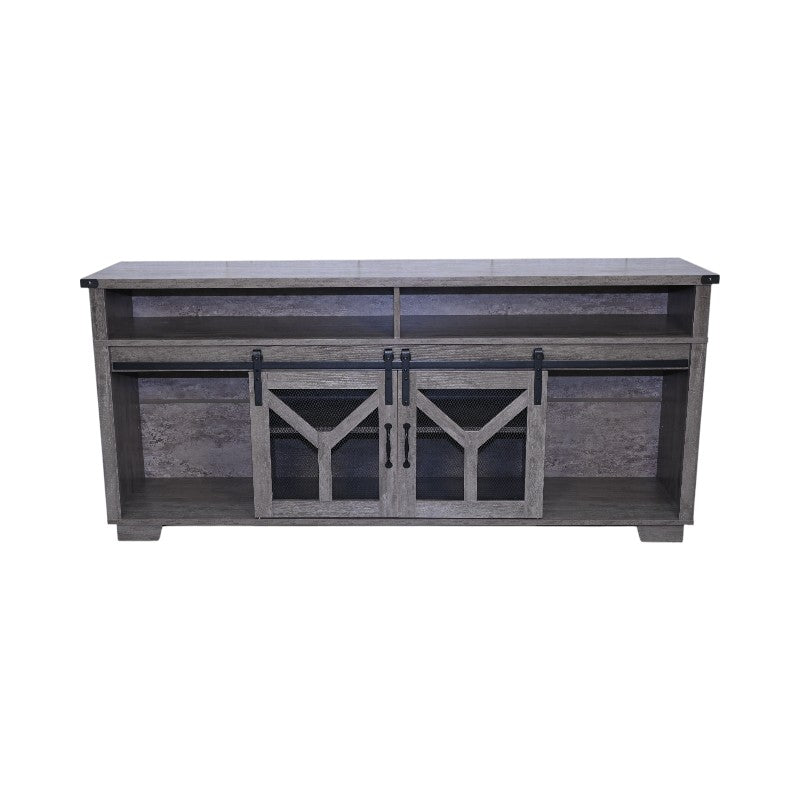 65.3" TV Stand with LED Light Strips