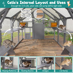 Extra Large Catio Outdoor Cat Enclosure